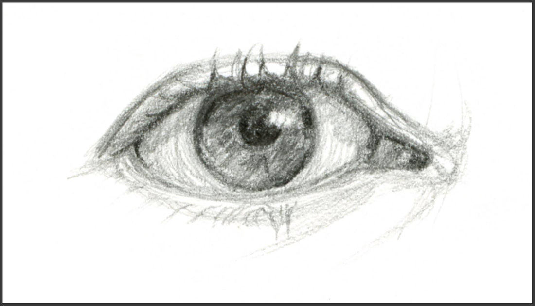 Sketch of an Eye by Amanda Barnaby