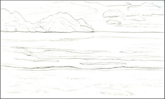 Sketch of Beach