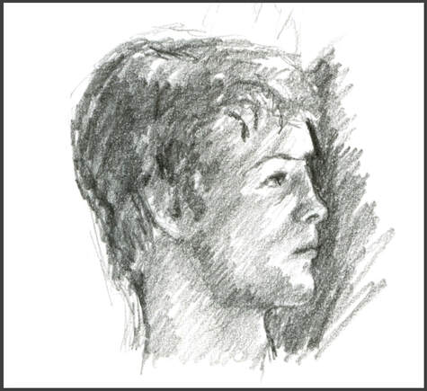 Portrait Sketch by Amanda Barnaby