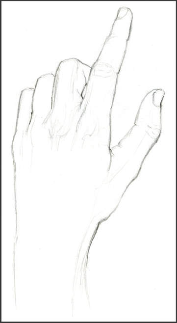 Hand Sketch by Amanda Barnaby